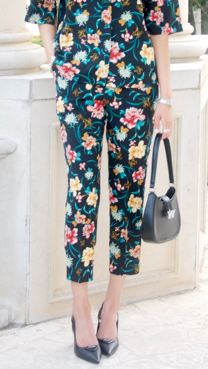 printed cigarette pants Black Floral Print Cigarette Pants – Olivia Dress printed cigarette pants Black Floral Print Cigarette Pants – Olivia Dress