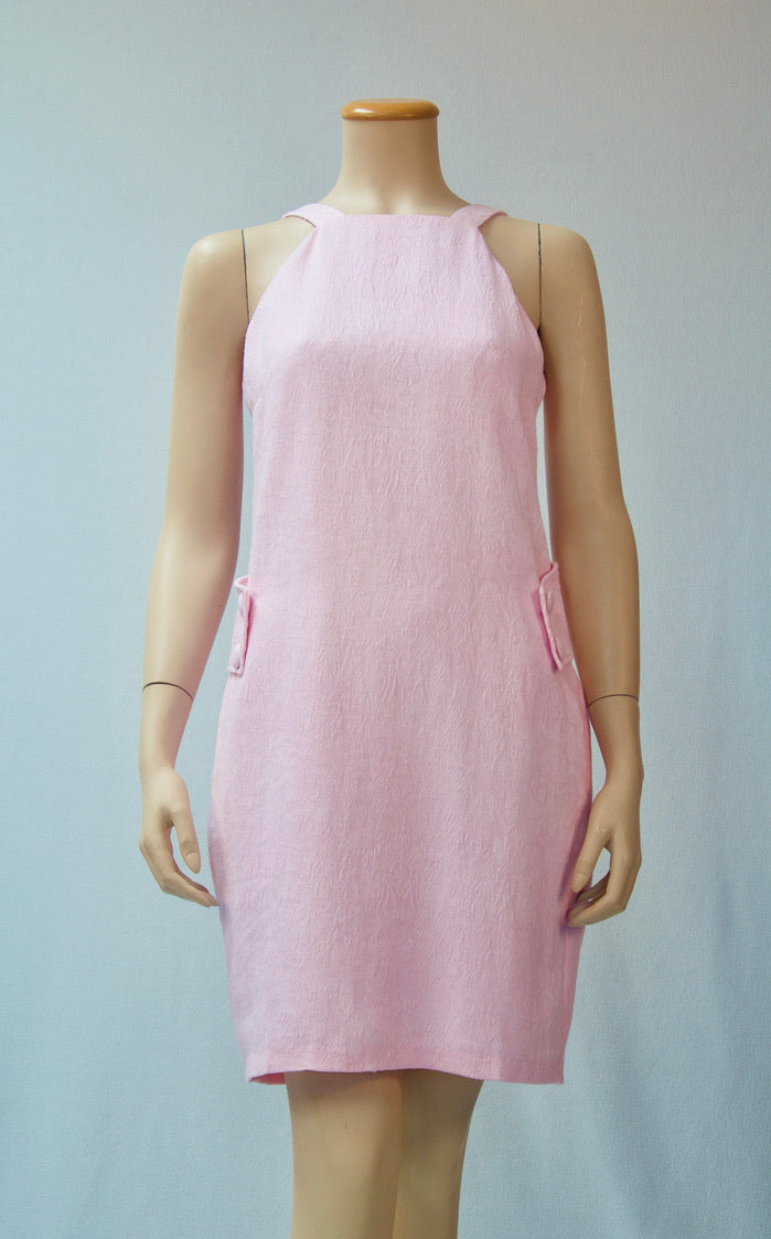 Light Pink Halter Cocktail Dress Olivia Dress Light Pink Halter Cocktail Dress Olivia Dress