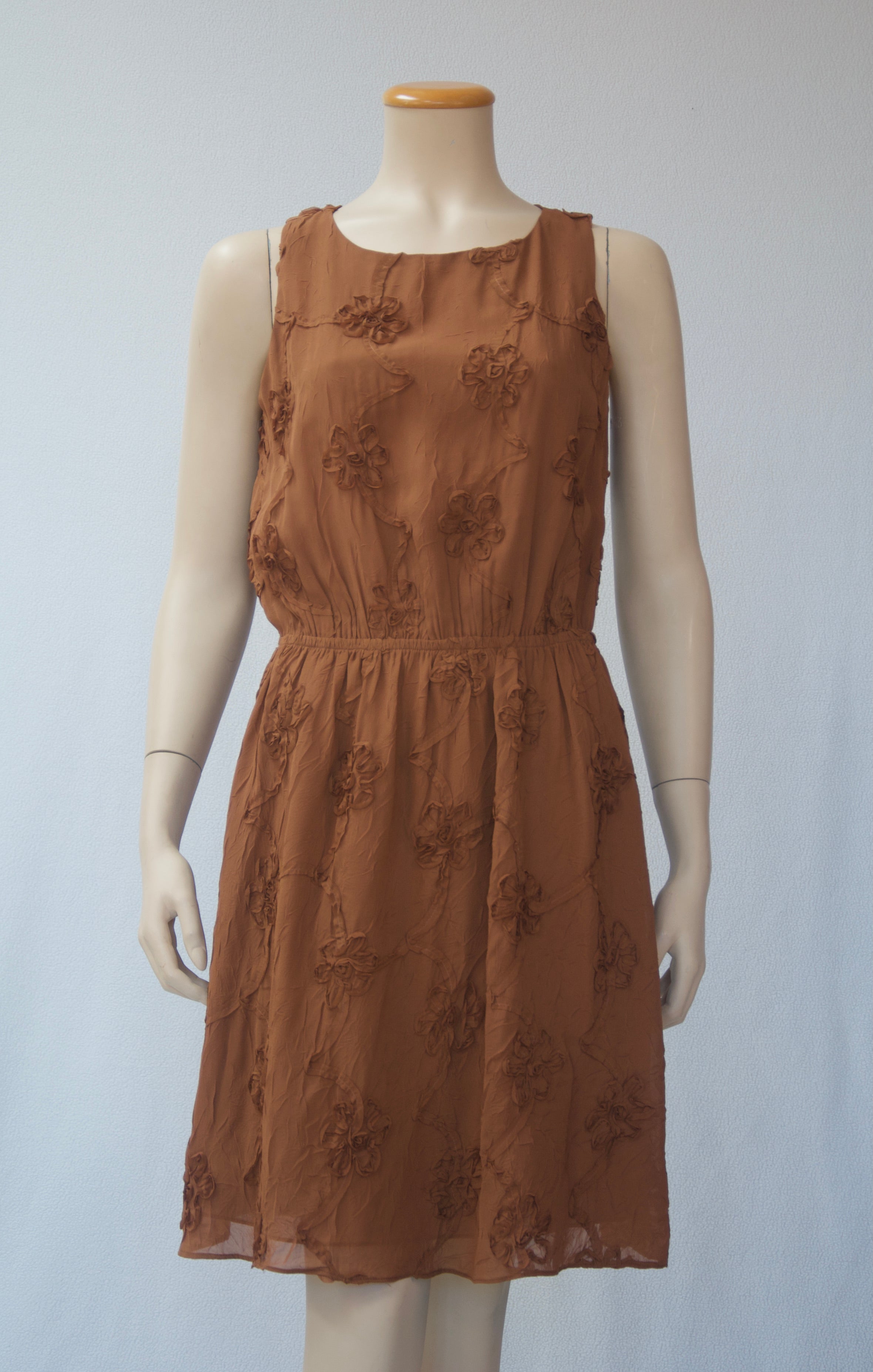 Brown Chiffon Dress Olivia Dress Brown Chiffon Dress Olivia Dress