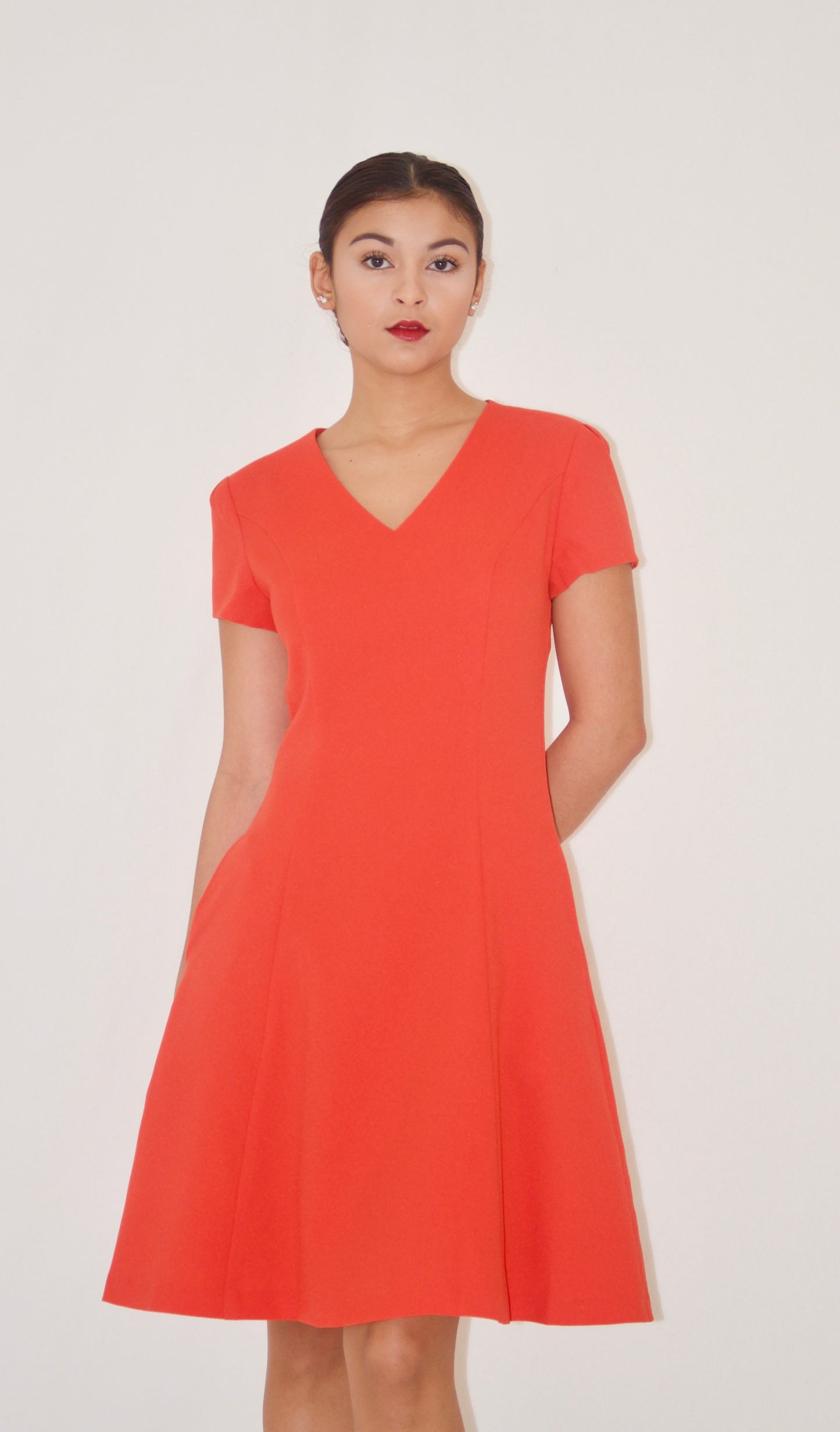 Orange Vintage Dress