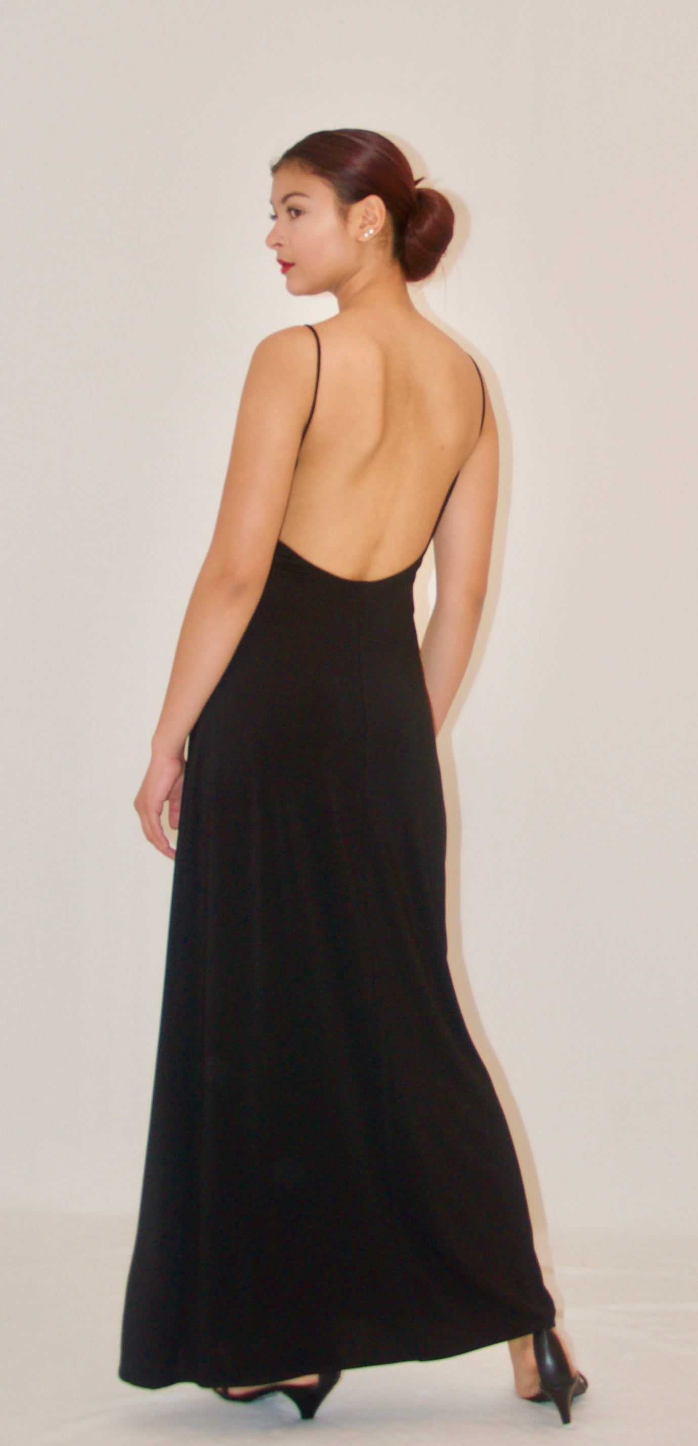 Black Jersey Gown